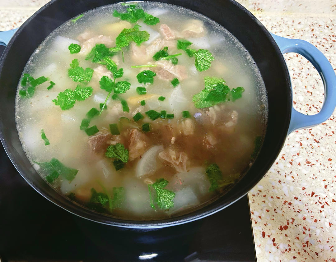 低脂肪高营养的牛肉萝卜汤
