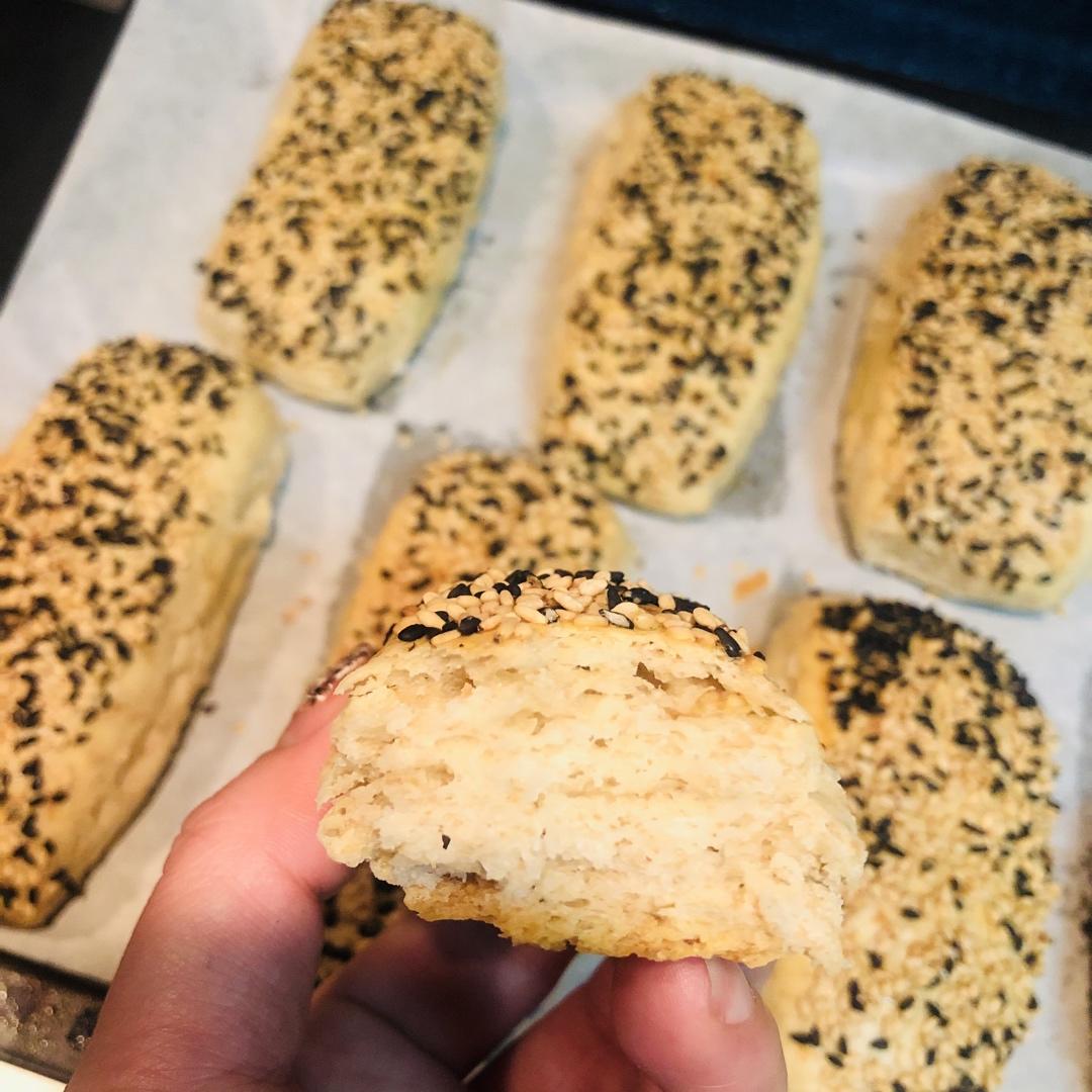 椒盐发面千层饼