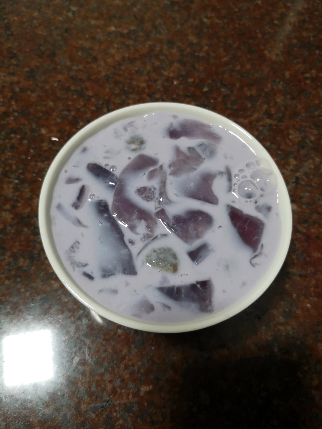 多肉葡萄冻撞奶🍇-「简单做法」0失败