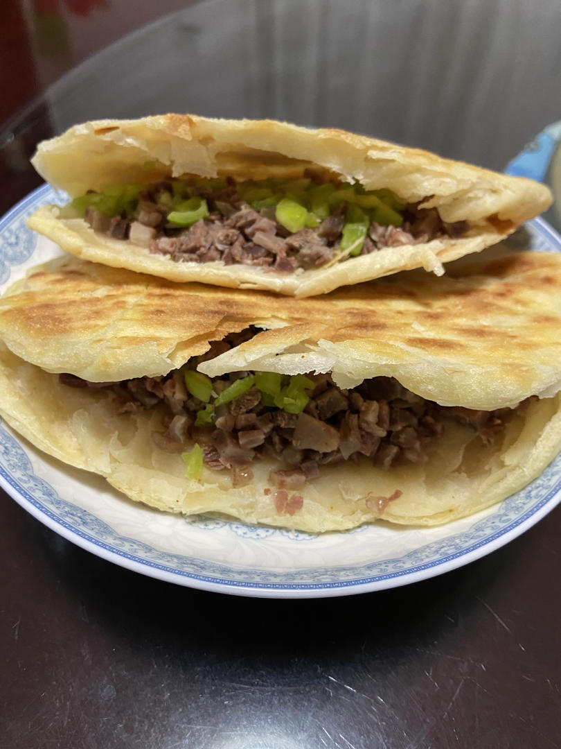 香酥夹肉火烧（河间驴肉火烧）