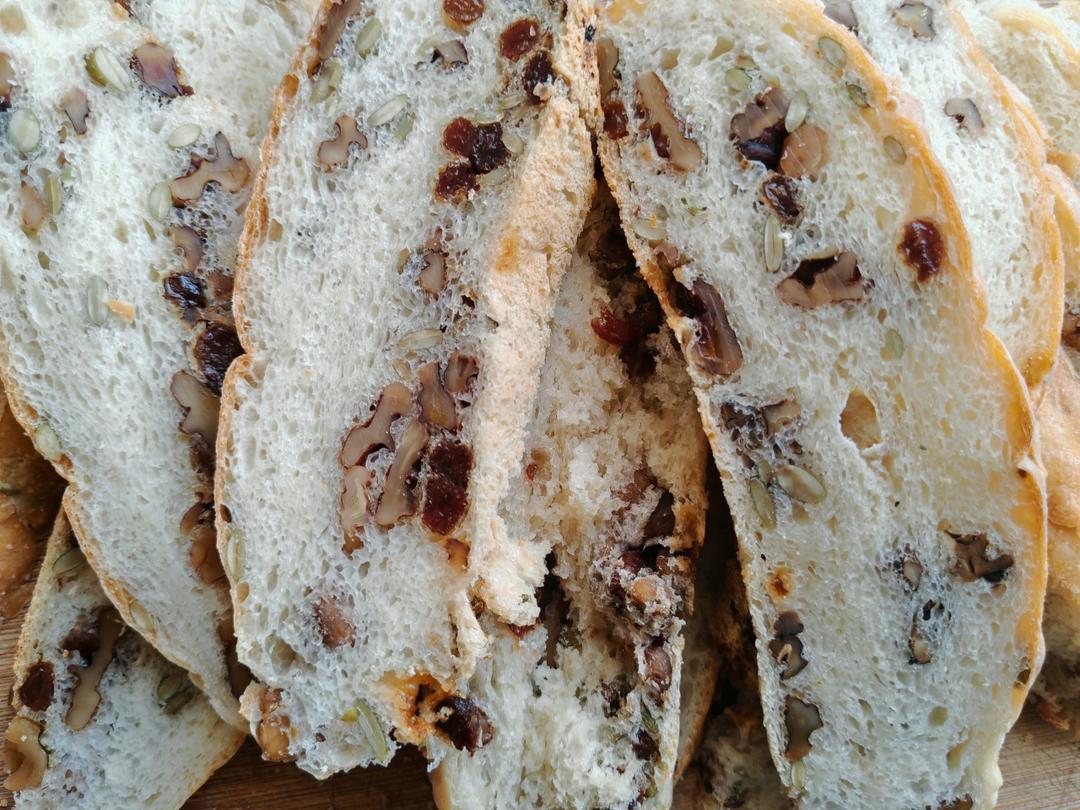 欧包的秘密（免揉/大孔洞/核桃/超简单）