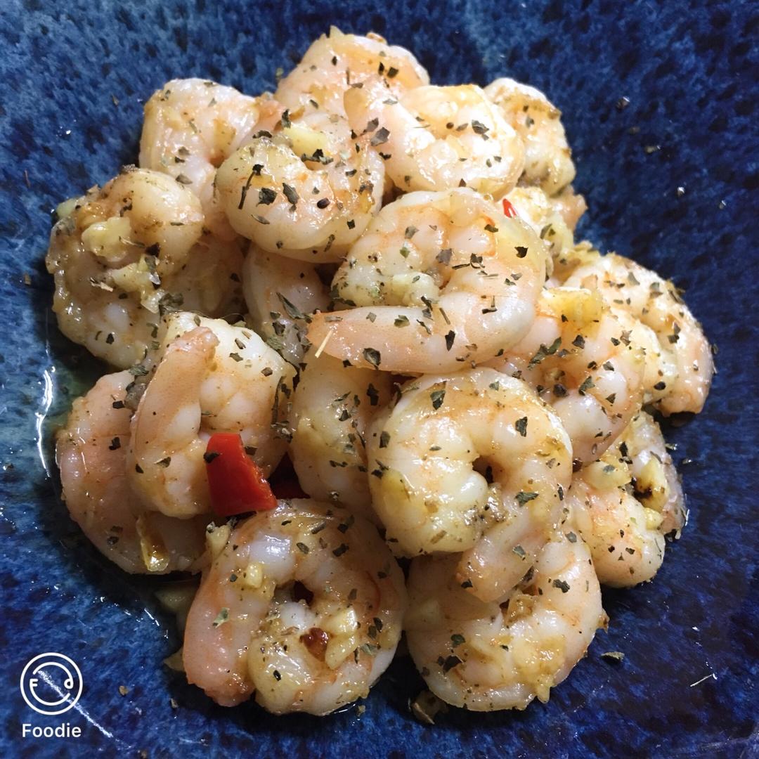 西班牙蒜蓉虾（视频）