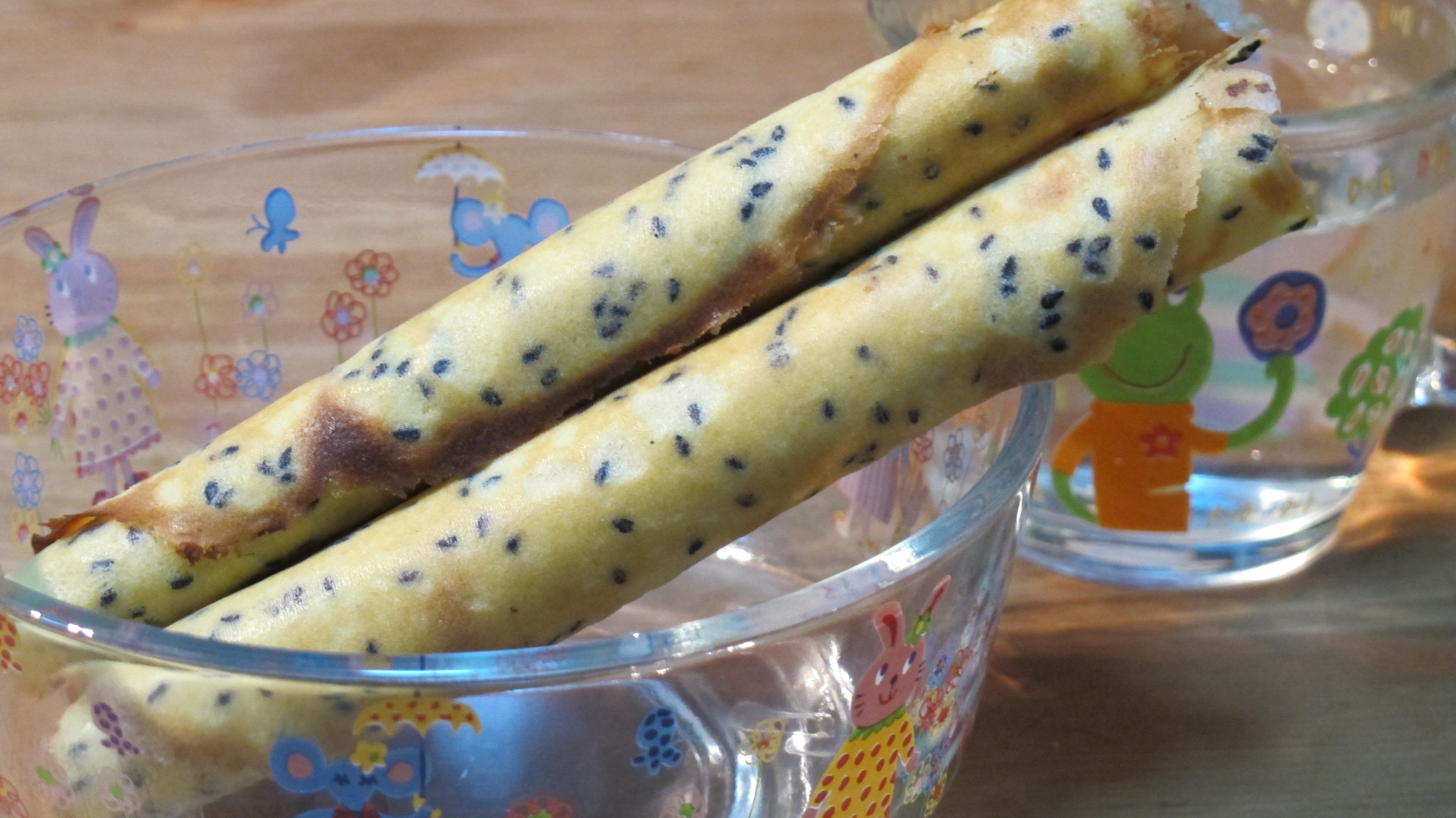 平底锅脆皮蛋卷