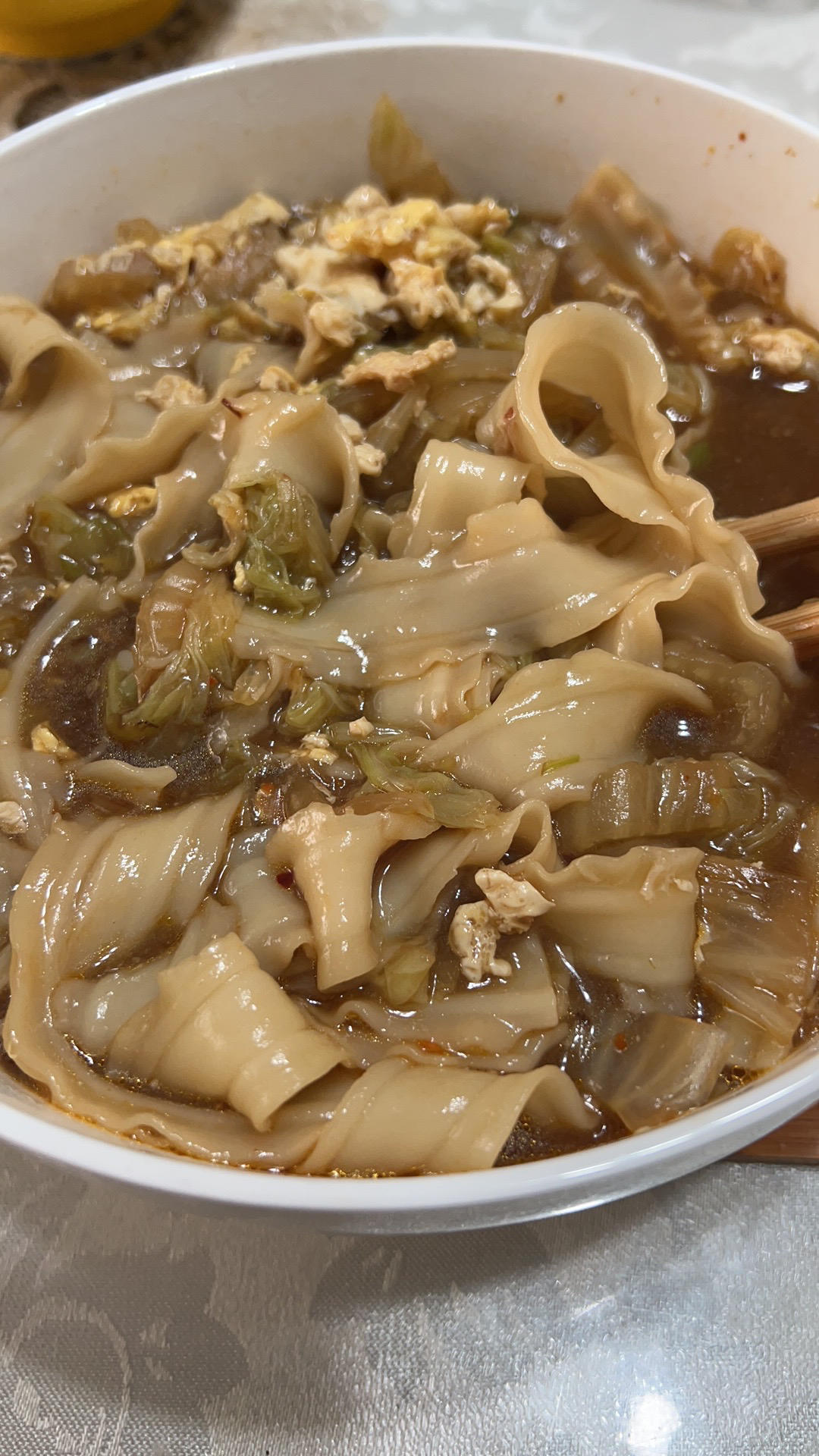 白菜爆锅面！