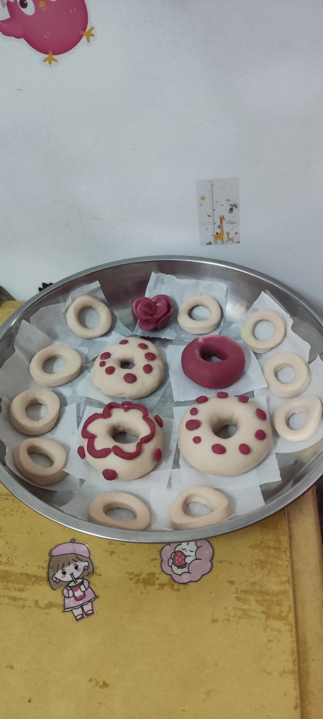 甜甜圈馒头‼️一次性发酵法超简单 哄娃必备