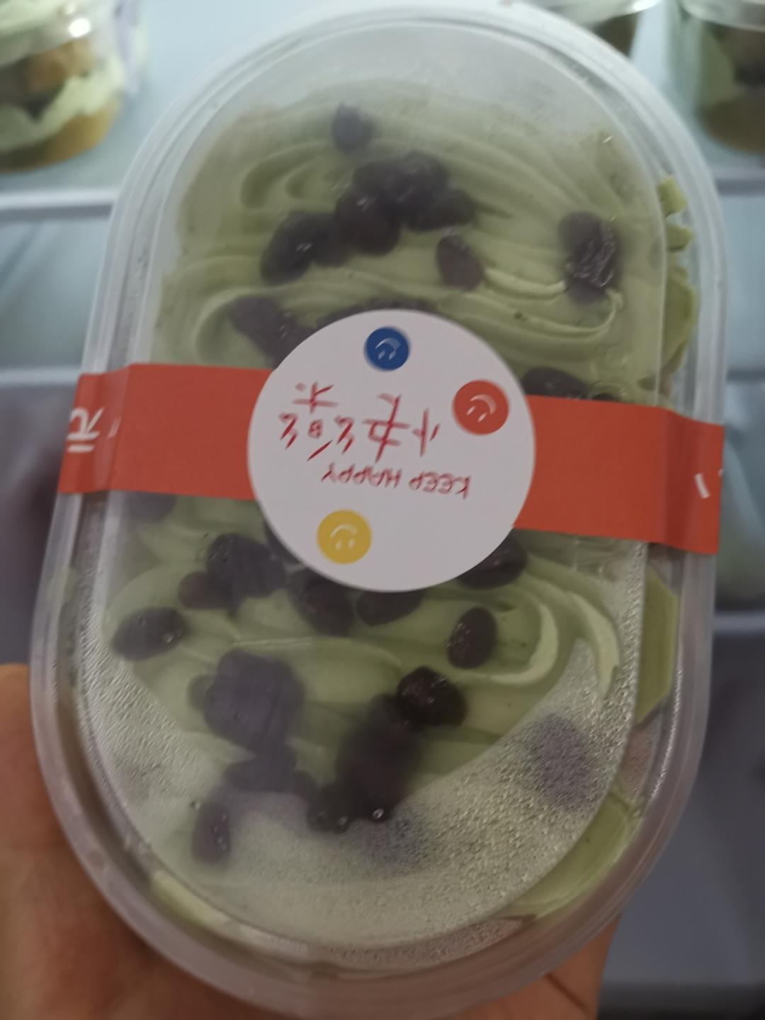好吃不腻的抹茶蜜豆盒子蛋糕
