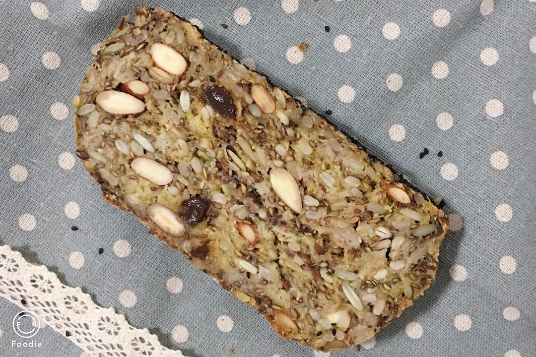 无面粉高纤能量面包丨健康·烘焙