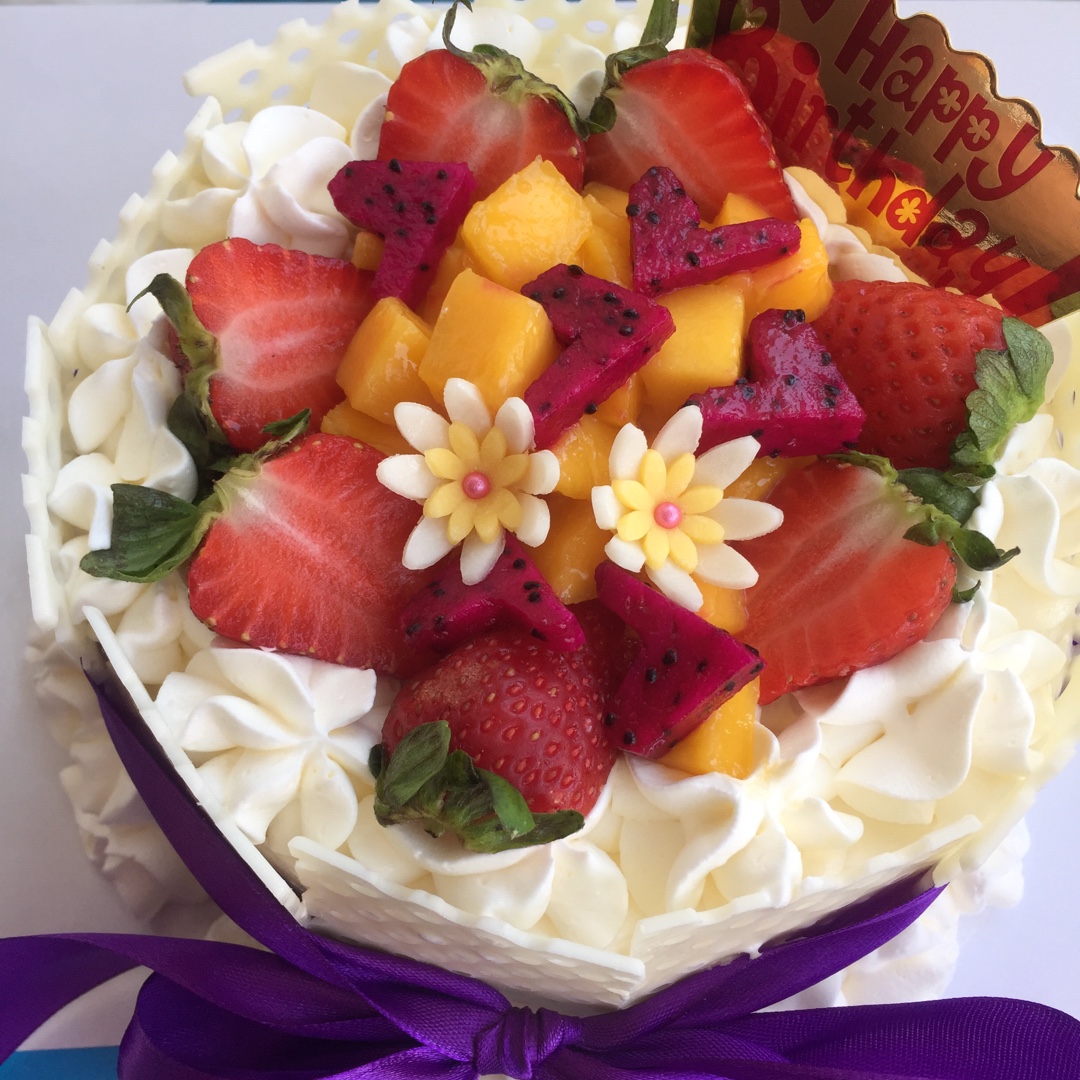 8寸水果生日蛋糕