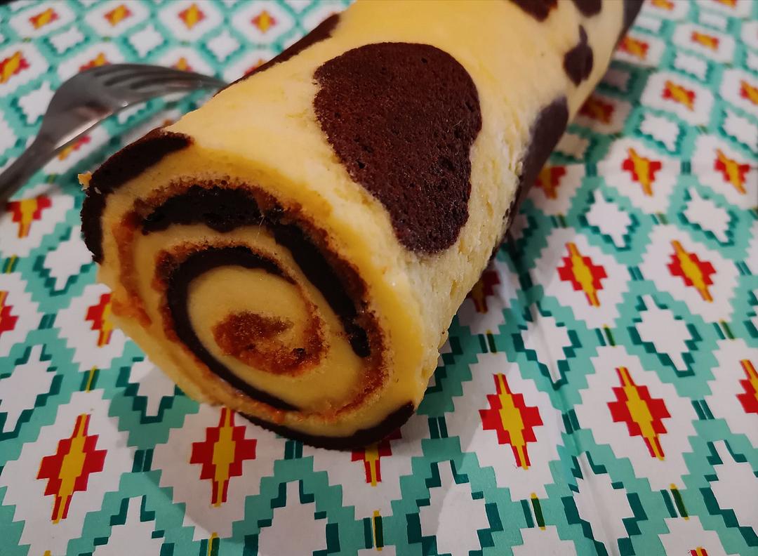 可爱奶牛蛋糕卷