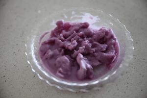 紫薯芋头冰皮月饼的做法 步骤5