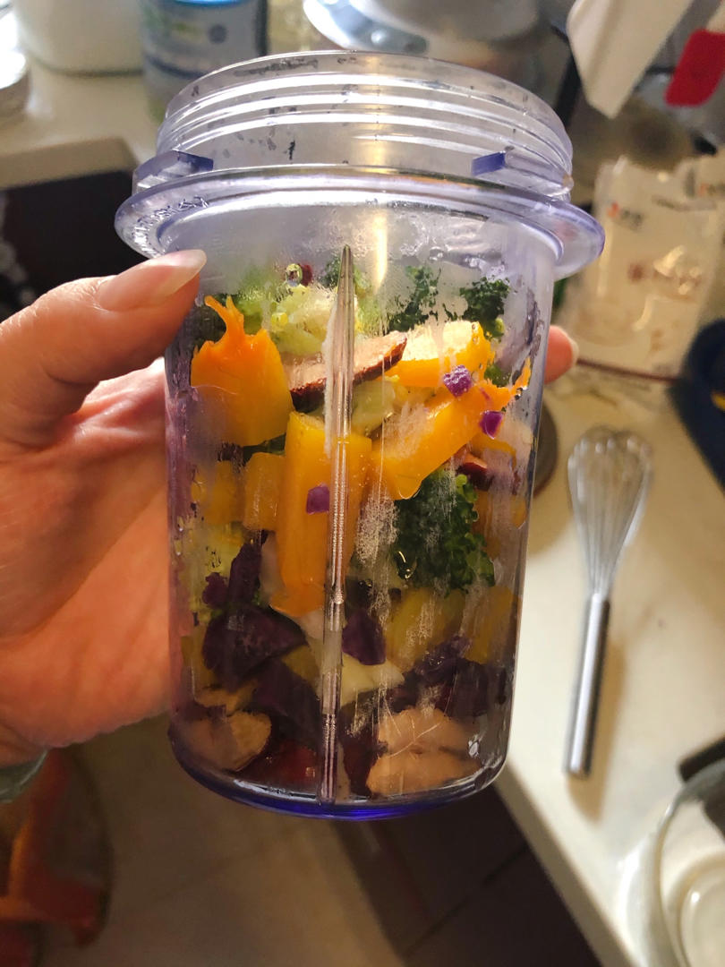 辅食南瓜松饼(不加糖不加蛋白，消耗奶粉，手指食物)