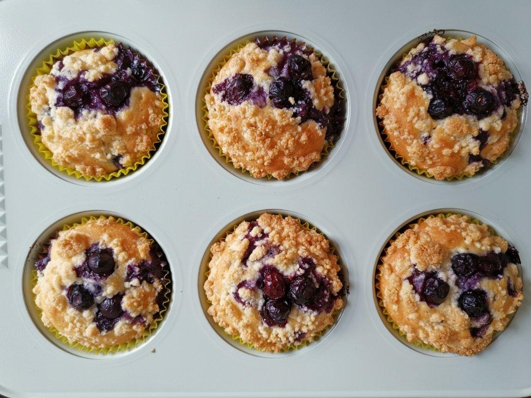 蓝莓酸奶酥粒麦芬