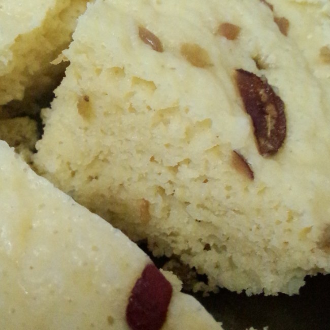 蜂蜜鸡蛋玉米面发糕