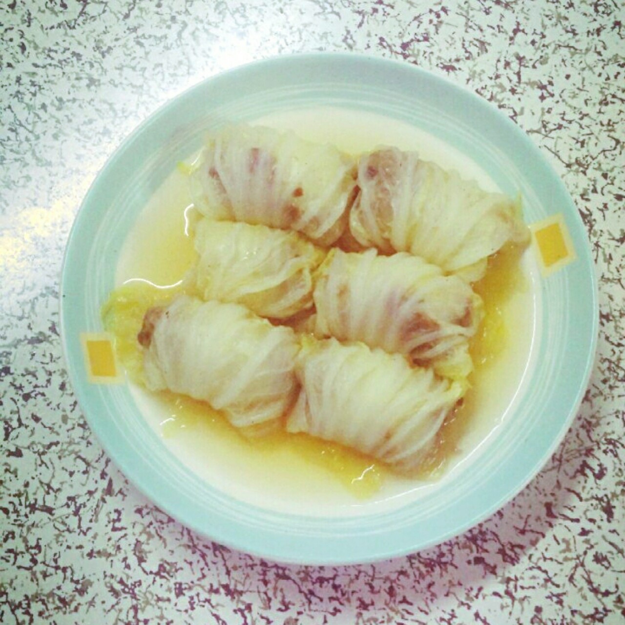 肉酿白菜卷