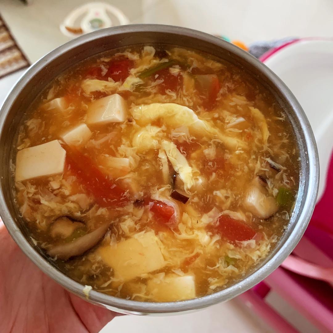 虾仁豆腐羹 4~6岁宝宝适宜