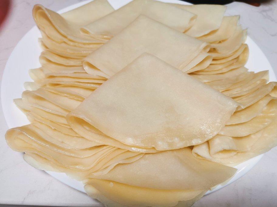 春饼   轻松一次做出十几张的春饼皮