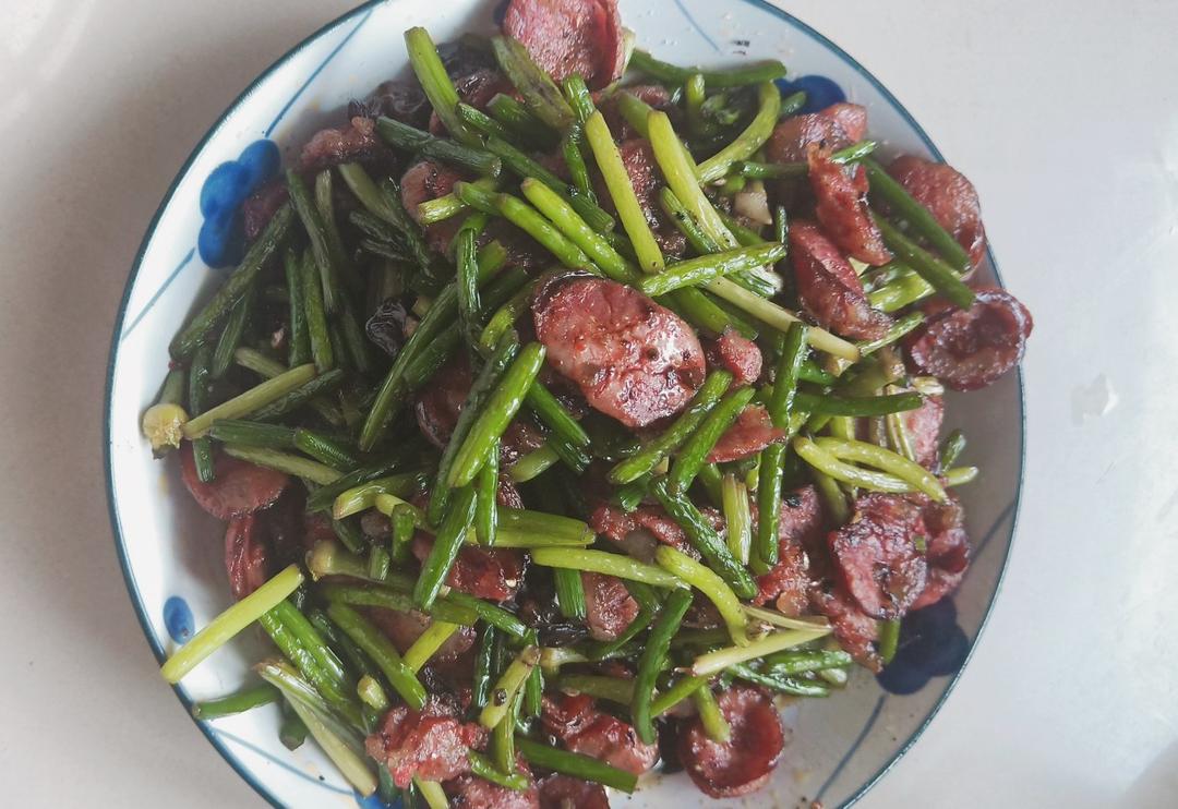 蒜薹炒腊肠