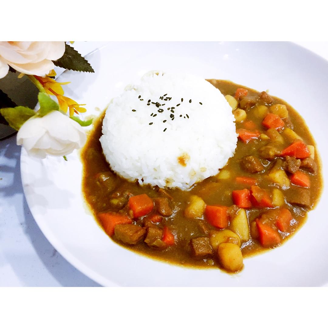 conniesbh做的日式咖喱牛肉饭