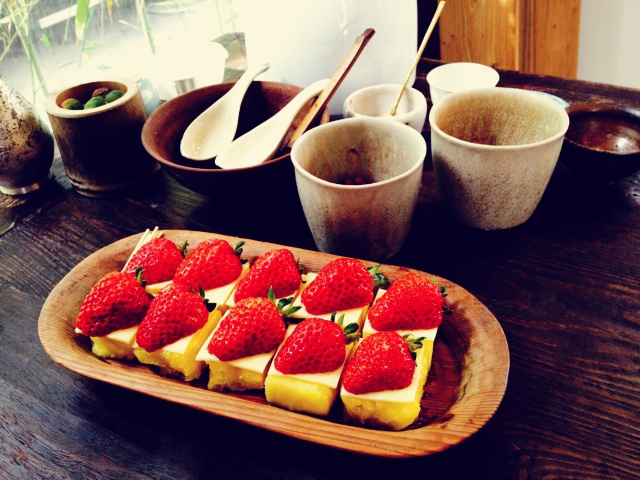 菠萝芝士小甜点