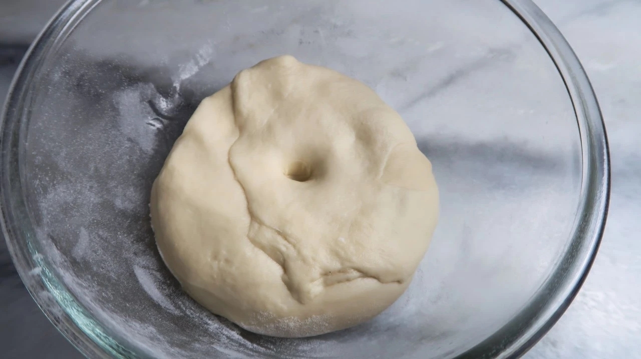 烤箱版皮塔饼pita，圆鼓鼓的太治愈了，把里面塞满你想吃的的做法 步骤7