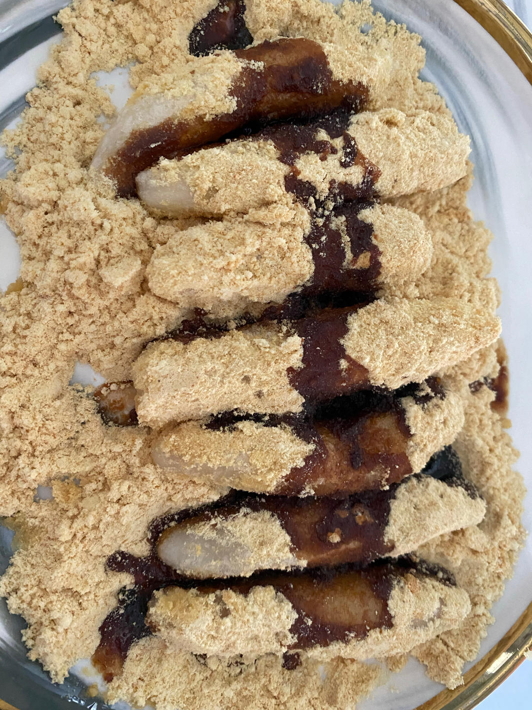 红糖糍粑 糯米粉版 图片大全 悦己小食光的红糖糍粑 糯米粉版 图片