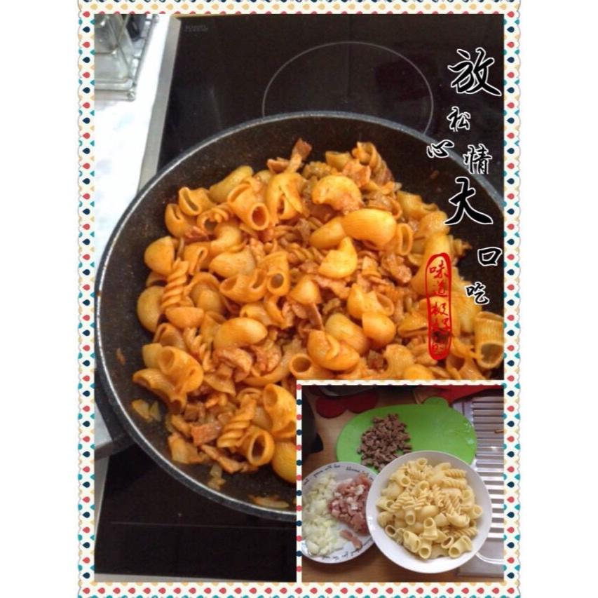 番茄肉酱意大利面