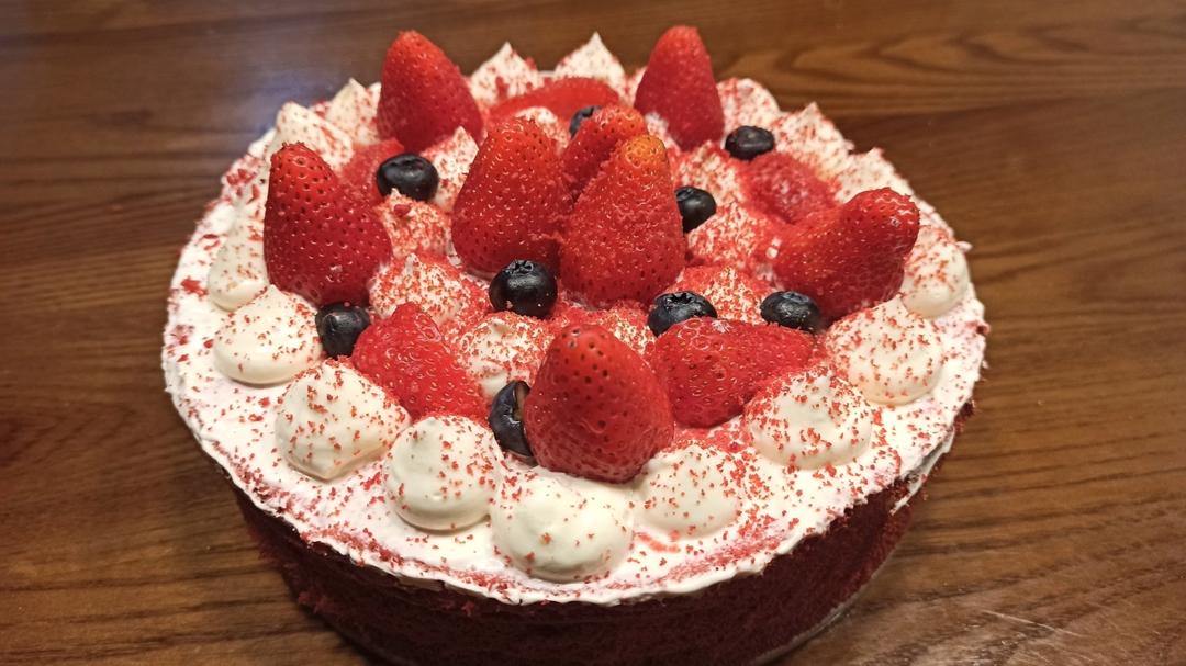 红丝绒蛋糕 | 无需抹面无添加