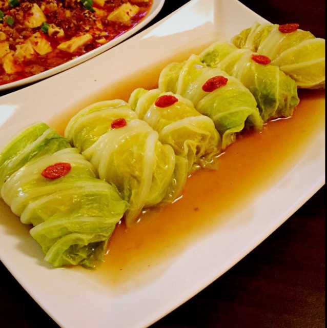 白菜肉糜卷