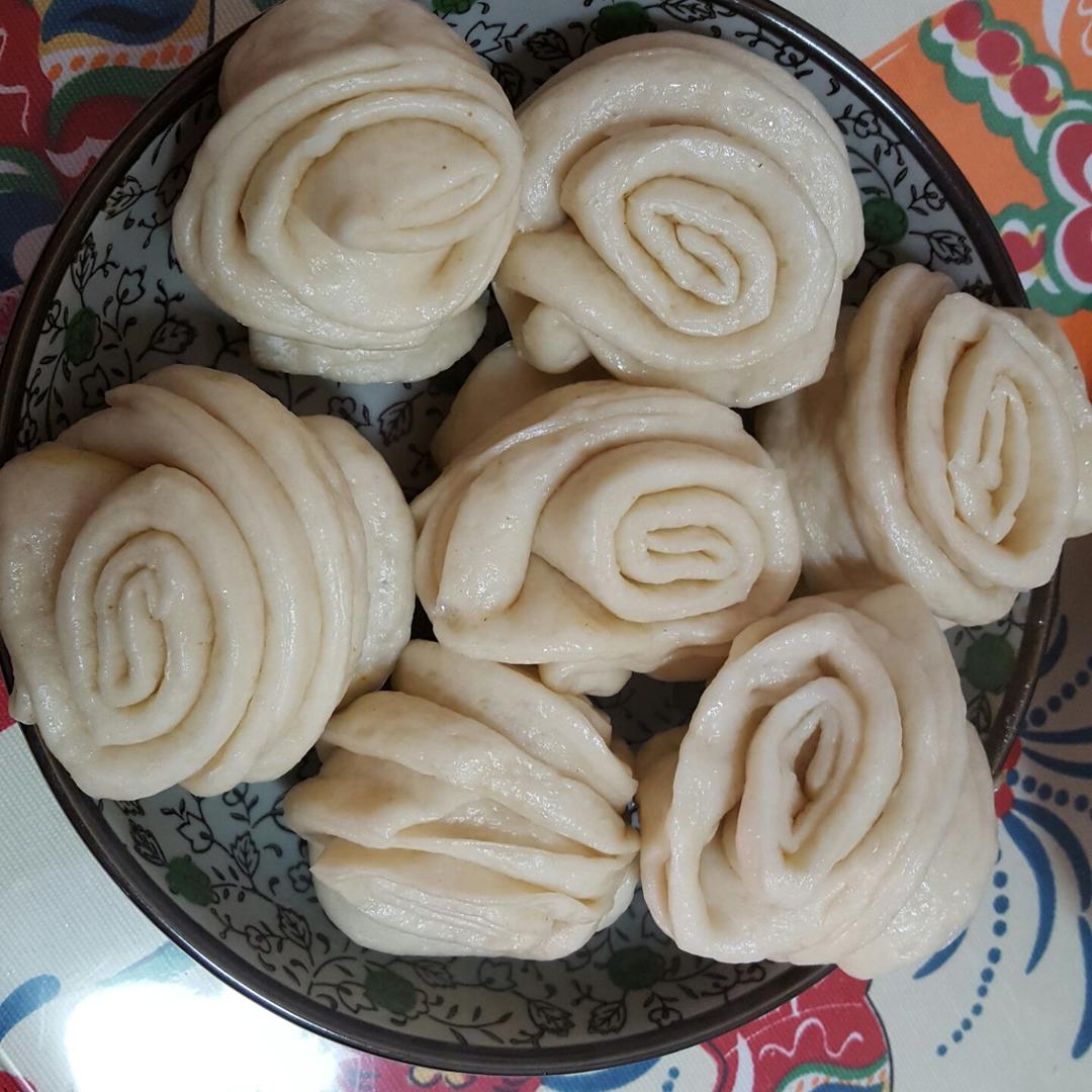 葱油椒盐花卷