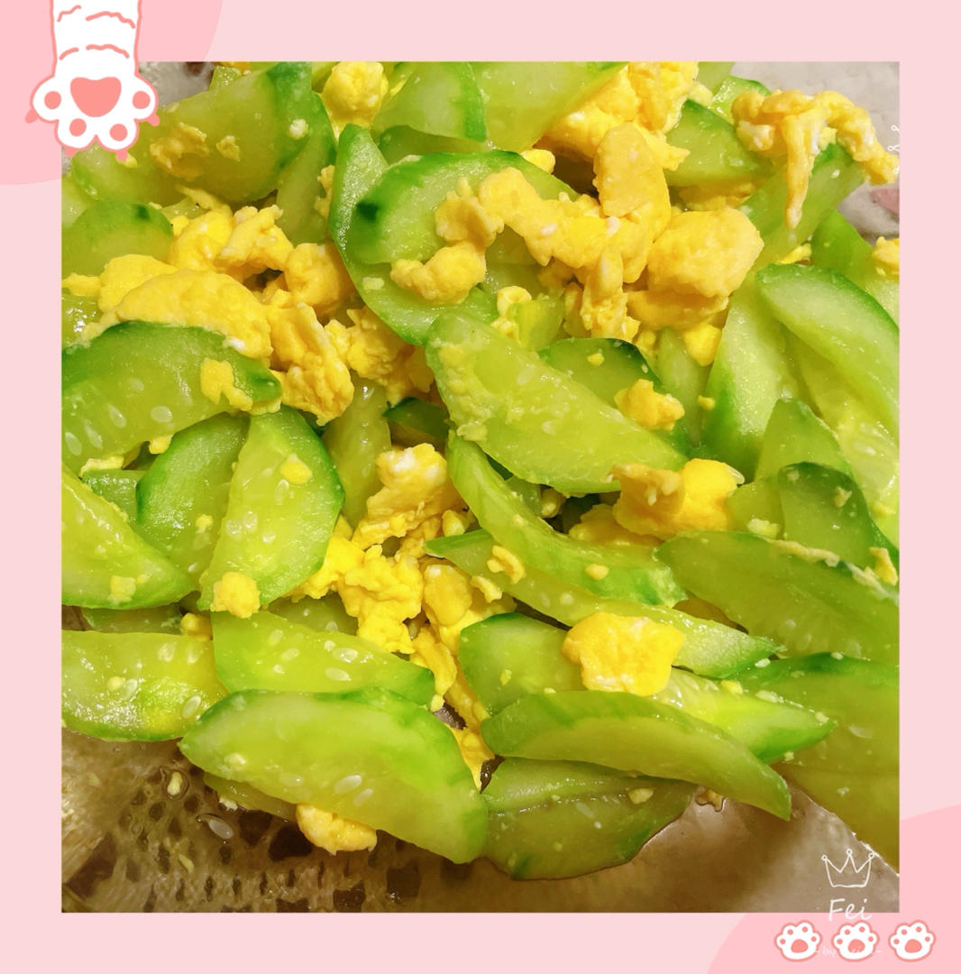 黄瓜炒鸡蛋