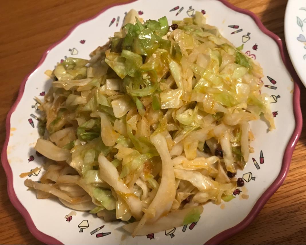 酸辣包菜丝