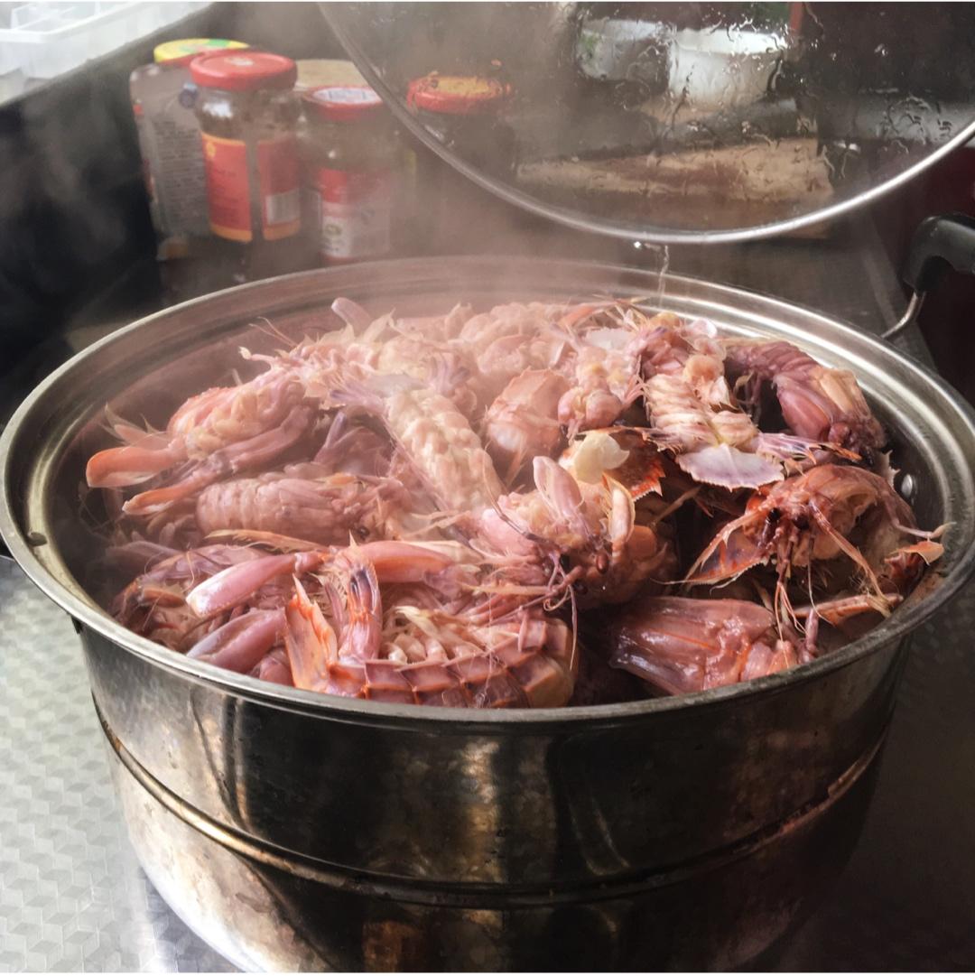 清蒸皮皮虾
