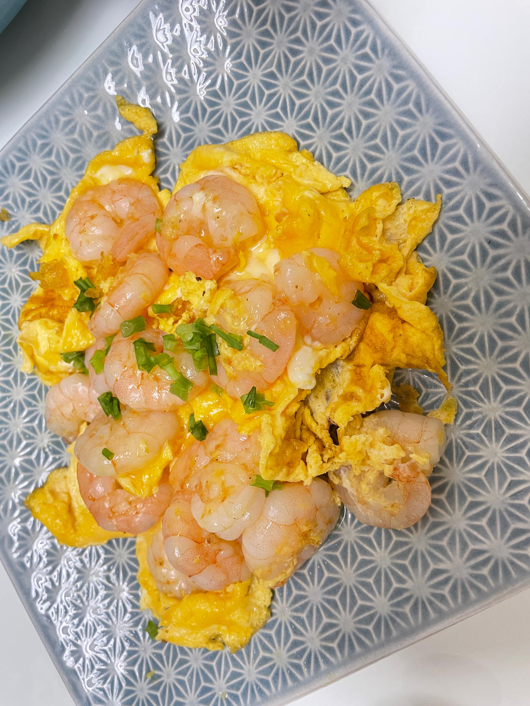 虾仁无需蛋清淀粉上浆也爽口及蛋超嫩的滑蛋虾仁