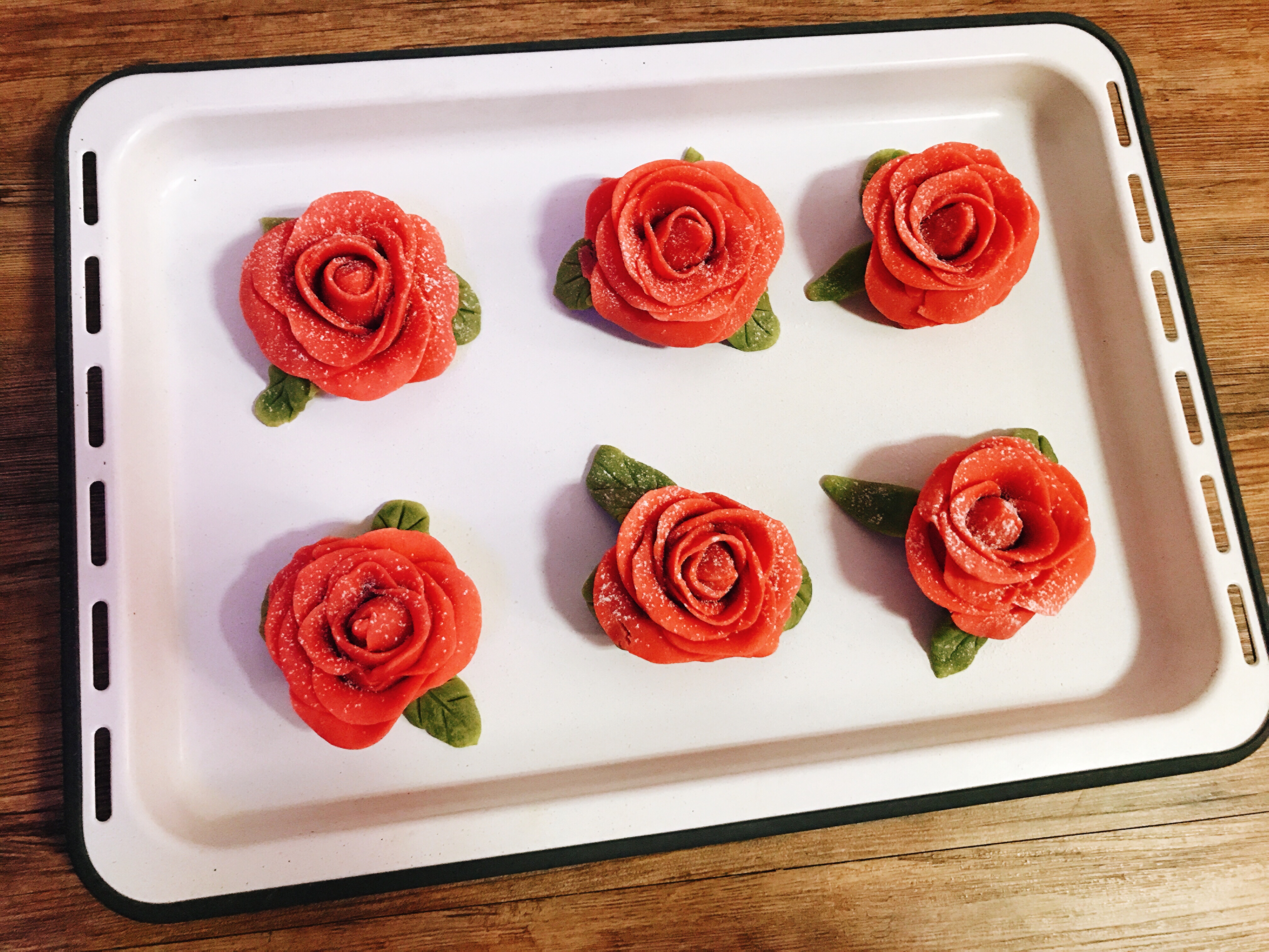 桃山皮玫瑰花月饼的做法
