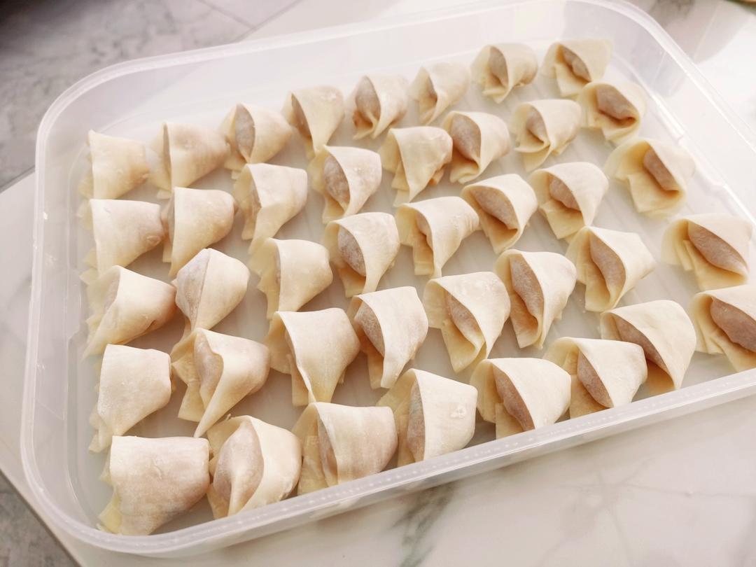 肉不柴的馄饨馅