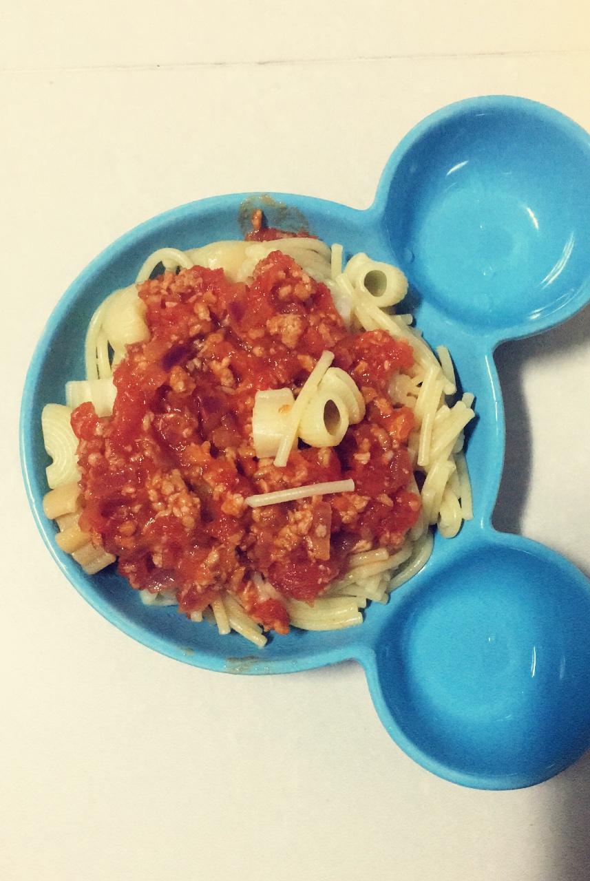宝宝辅食【肉酱意大利面】12M+