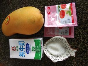 芒果牛奶布丁的做法 步骤1