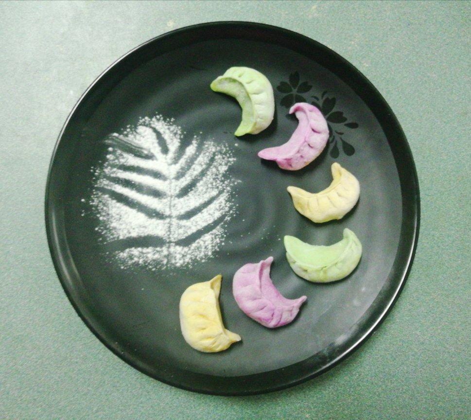 月牙饺子手法包法