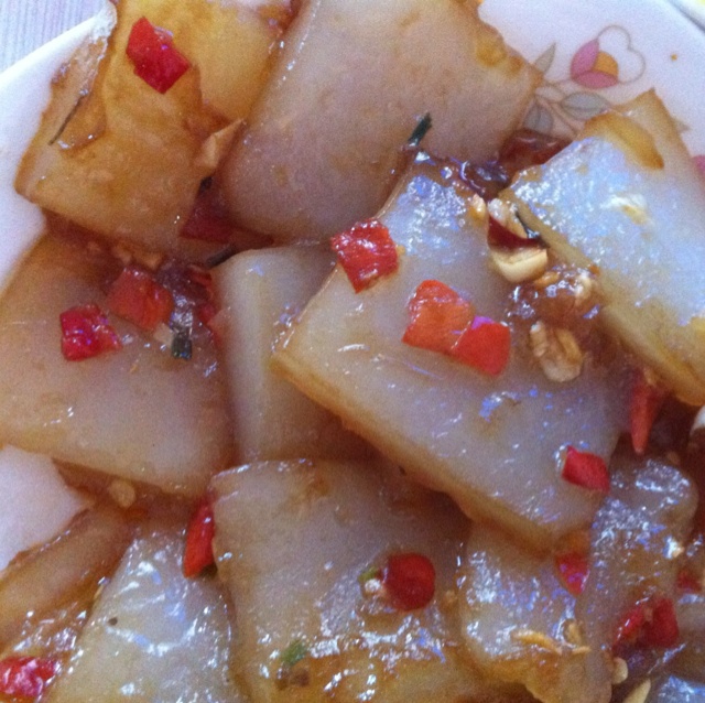 炒凉粉