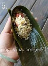 烧肉粽和蜜枣粽的做法 步骤5