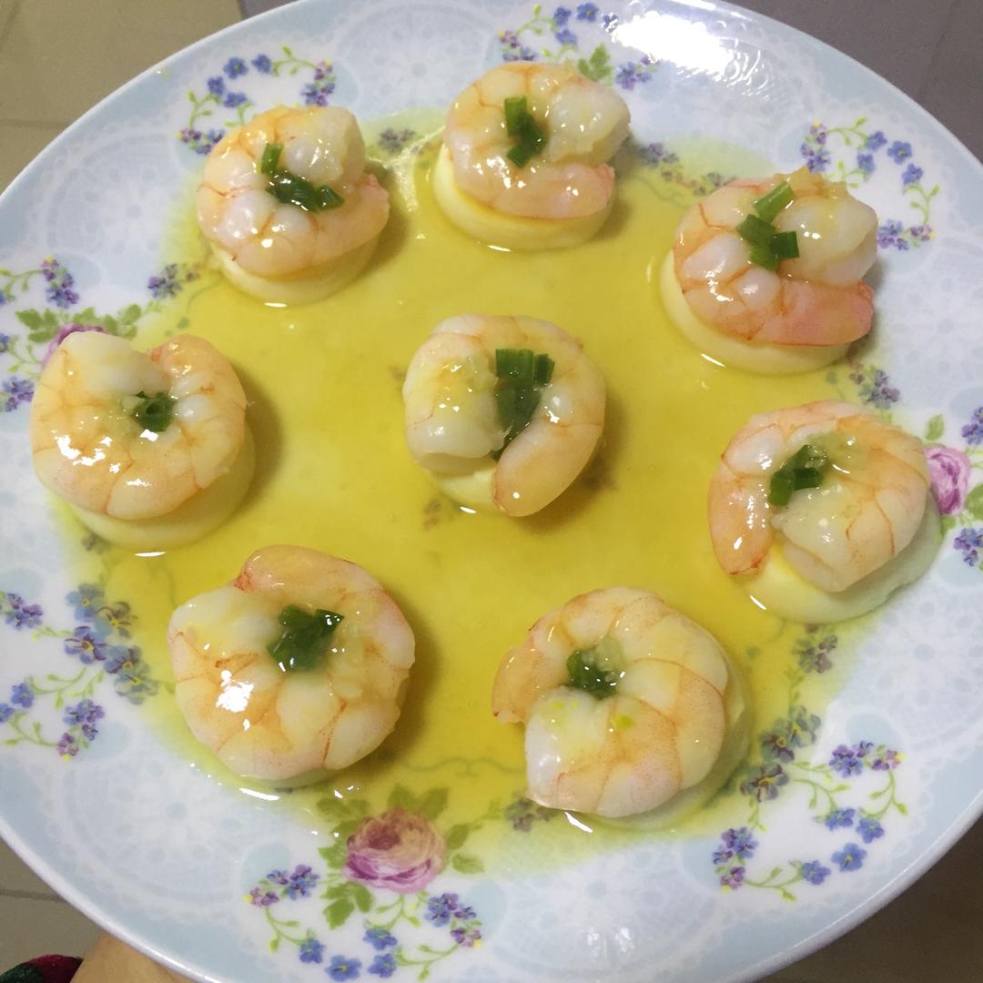 日本豆腐蒸虾仁