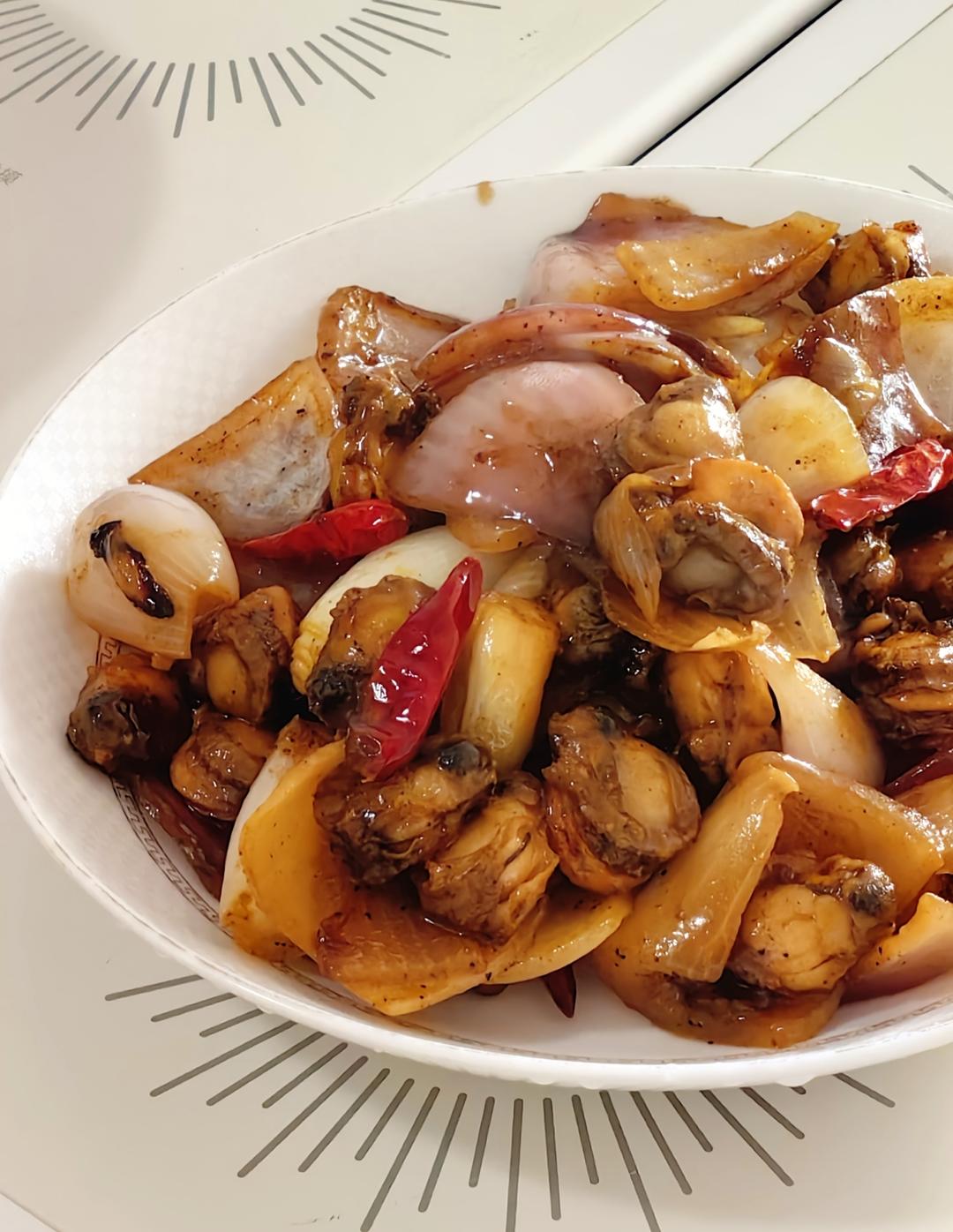 家常小炒扇贝肉