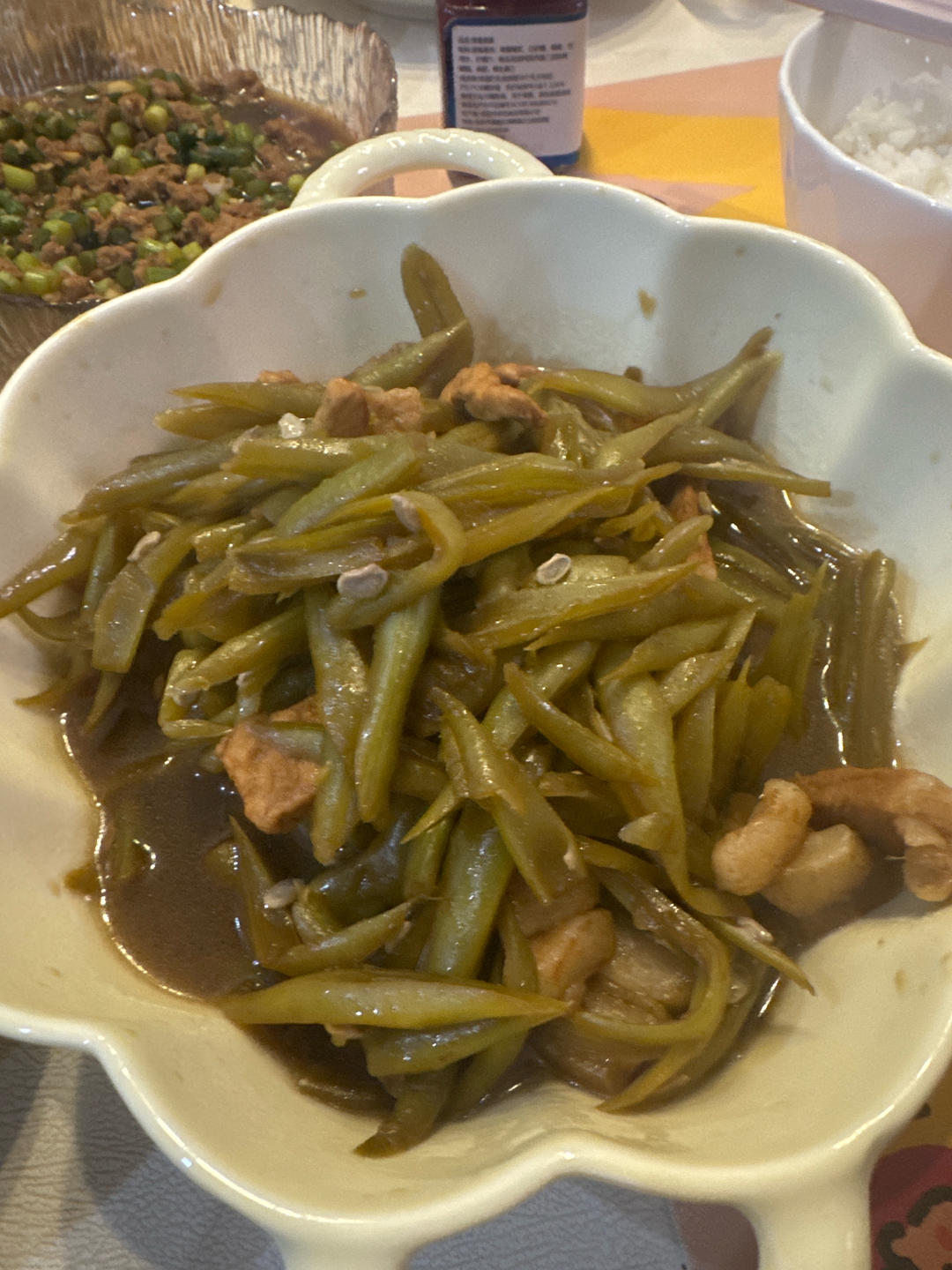 四季豆烧肉