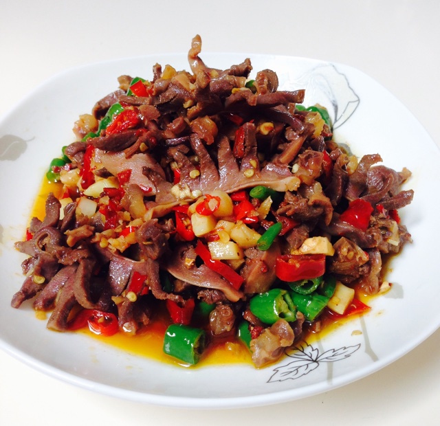 自贡小煎鸭胗