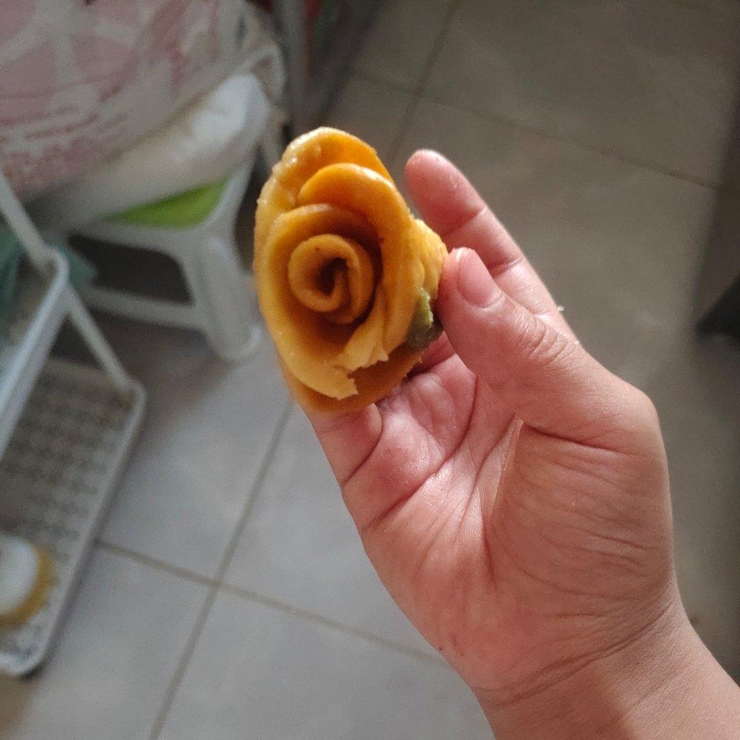 好看的玫瑰花馒头姐妹们试试吧