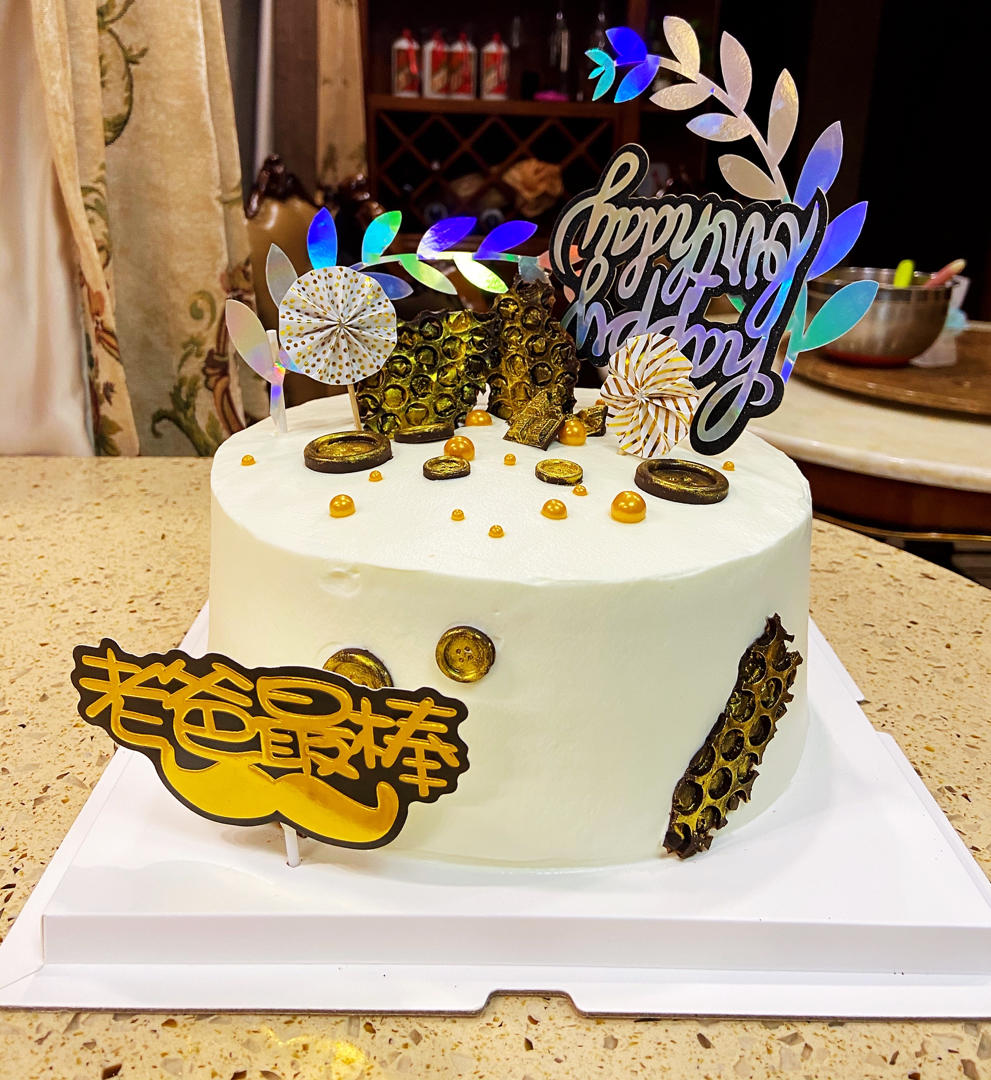 幽梦(?做的男士生日蛋糕