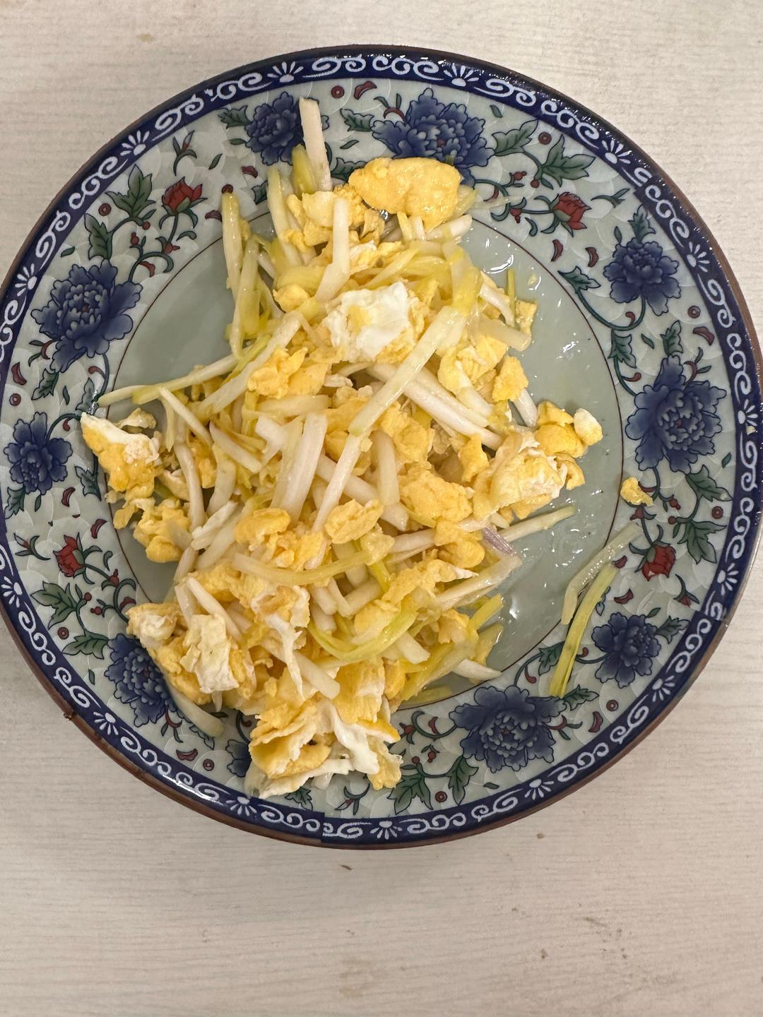 蒜苗炒鸡蛋
