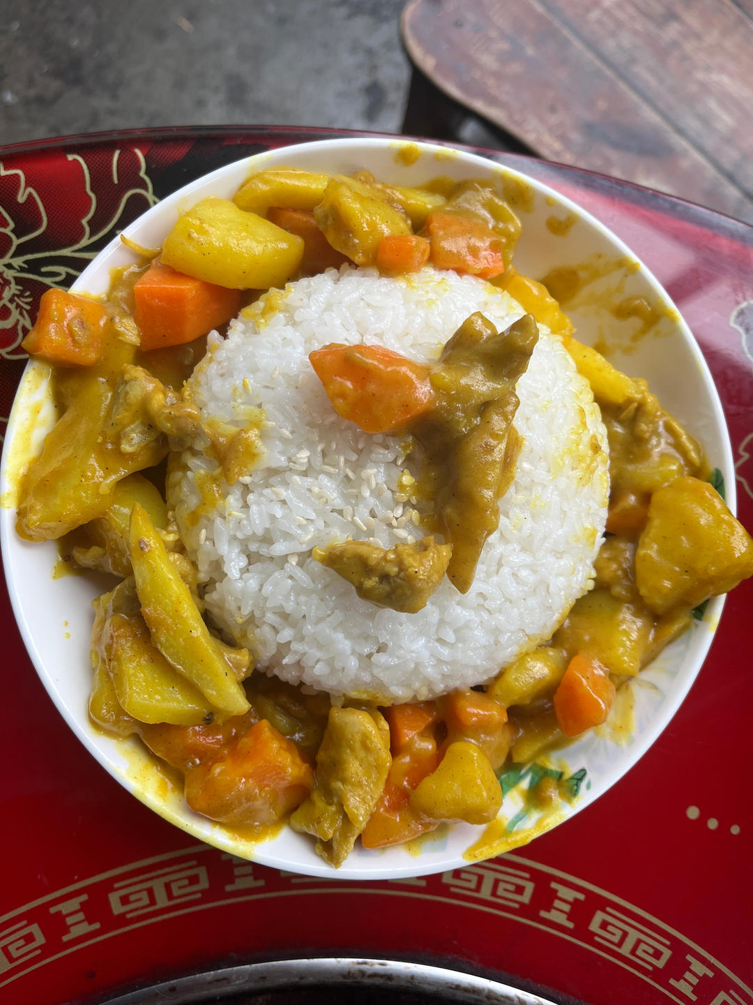 咖喱鸡肉饭