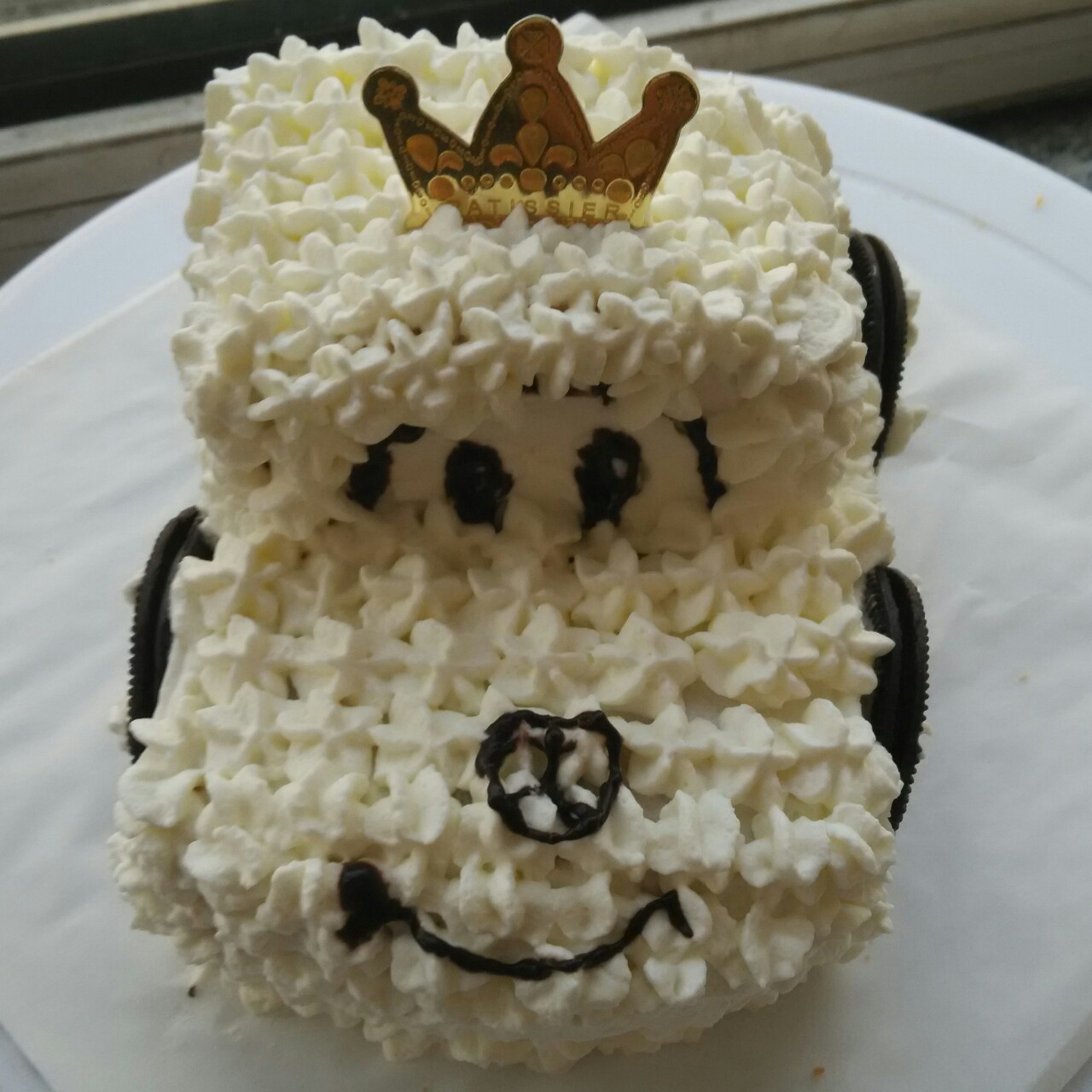 小汽车造型奶油蛋糕