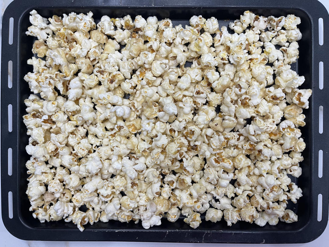 一招搞定小朋友的黄油焦糖爆米花，简单又好吃